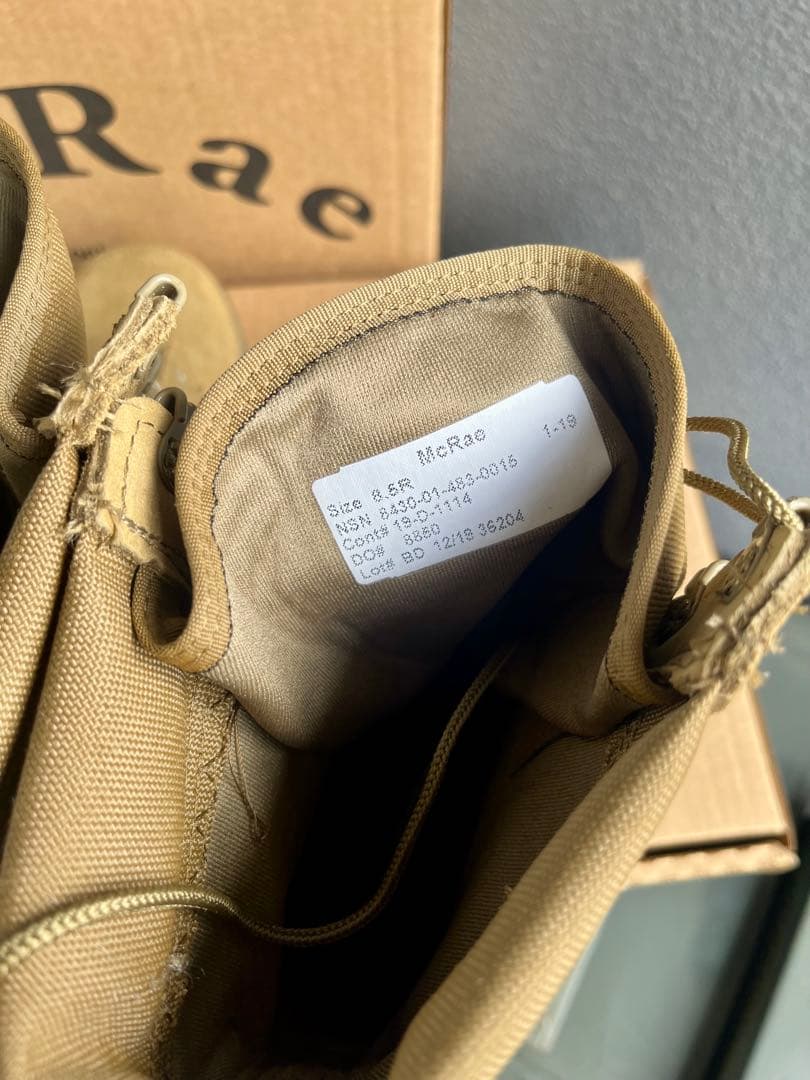 米軍放出未使用品 McRae USMC コンバットブーツ 8.5R(26.5)③