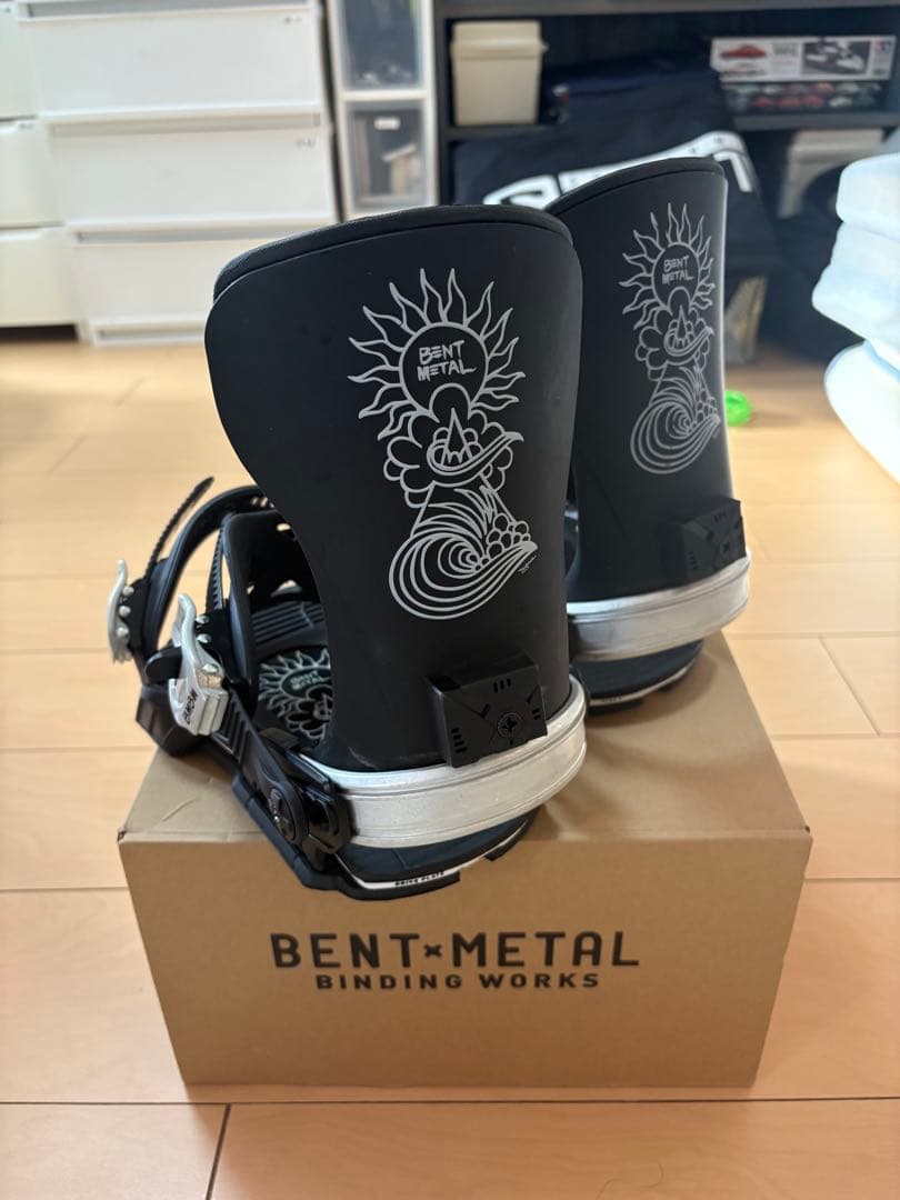 BENT L TRANSFER ビンディング ブラック M Amazon | Bent Metal Transferメンズスノーボードビンディング