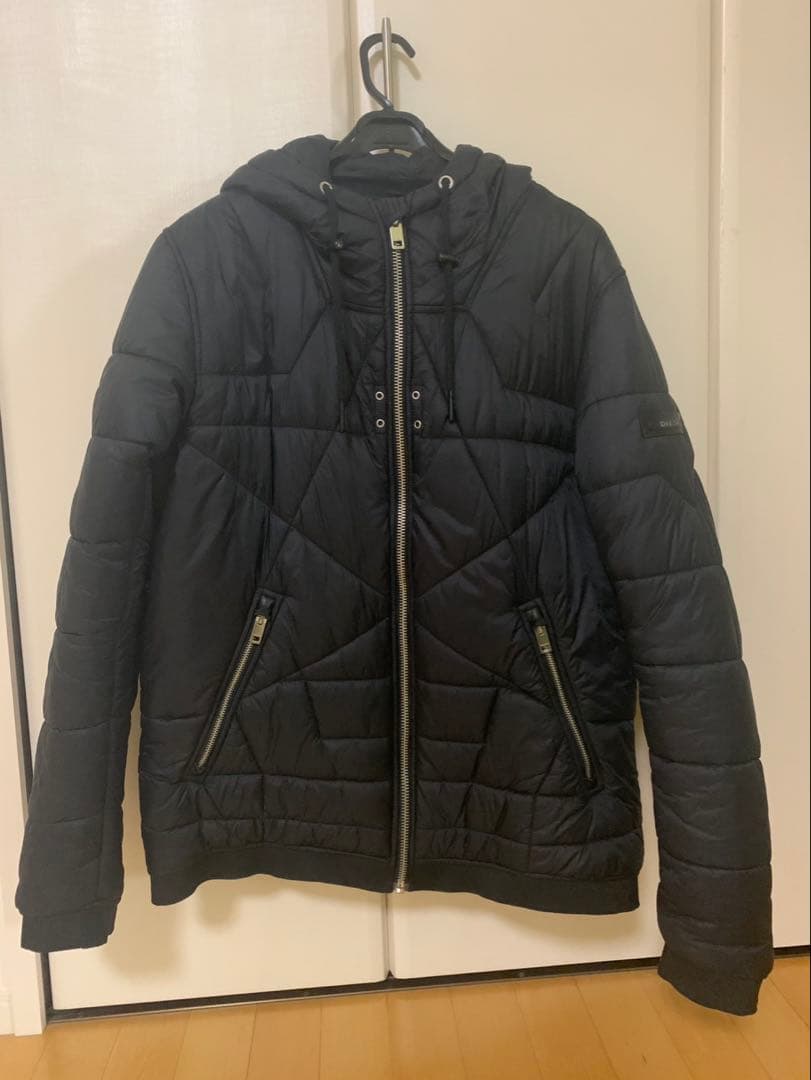 DIESEL 男性用　XL 美品　黒 キルティング ダウンジャケット DIESEL（ディーゼル） 【SALE】【並行輸入品】ディーゼル ブルゾン