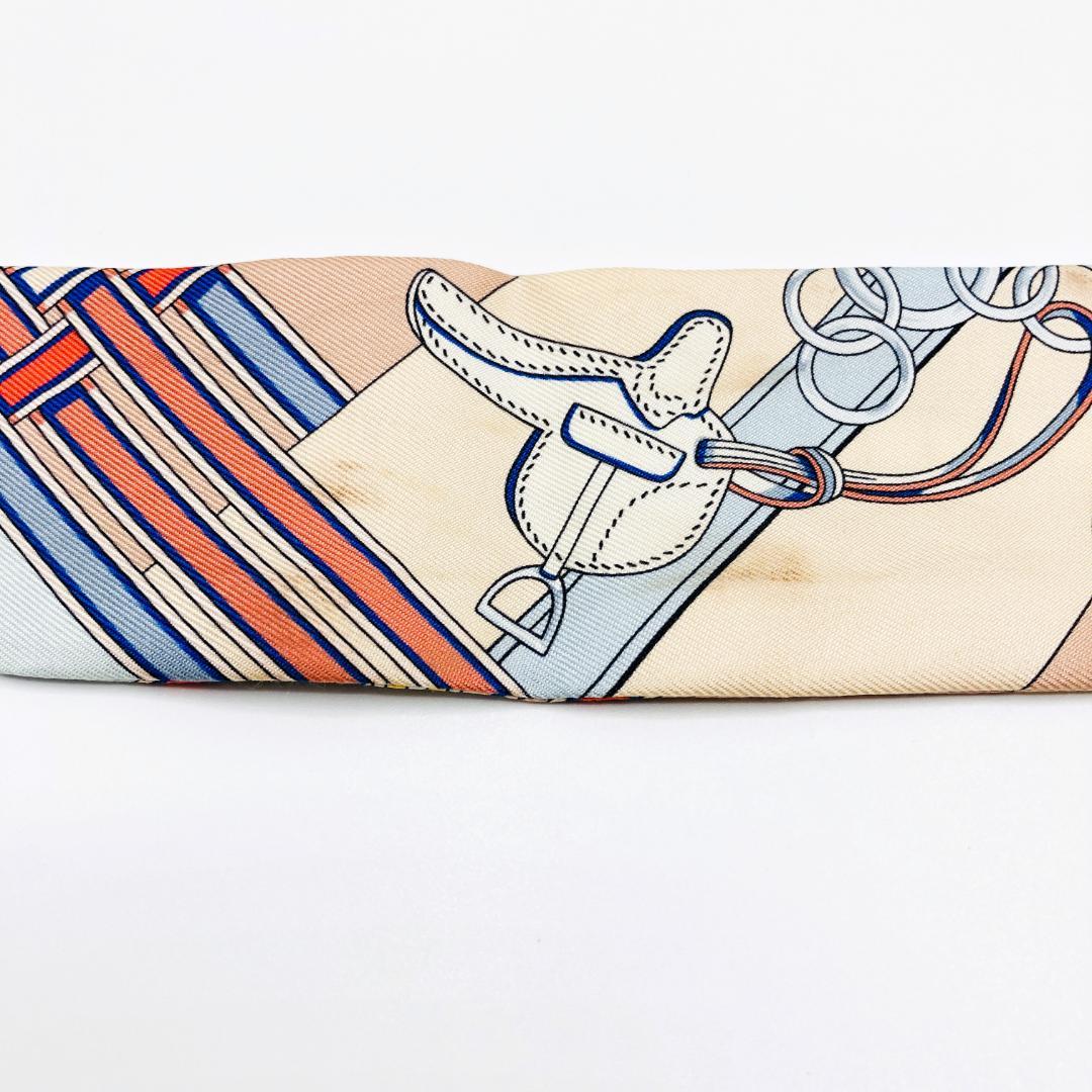 エルメス HERMES ツイリー 馬勒とチャーム スカーフ タグあり - メルカリ