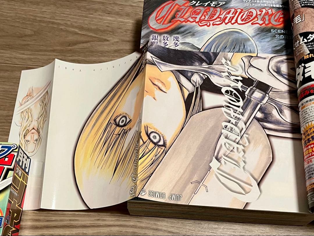 クレイモア 別バージョン•コミックスカバー 月刊少年ジャンプ 付録 他