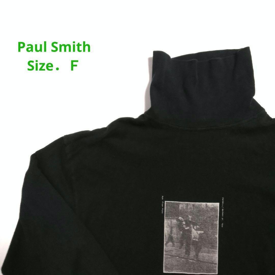希少Paul Smith ポールスミス 綿 ハイネック ロンT / カットソー