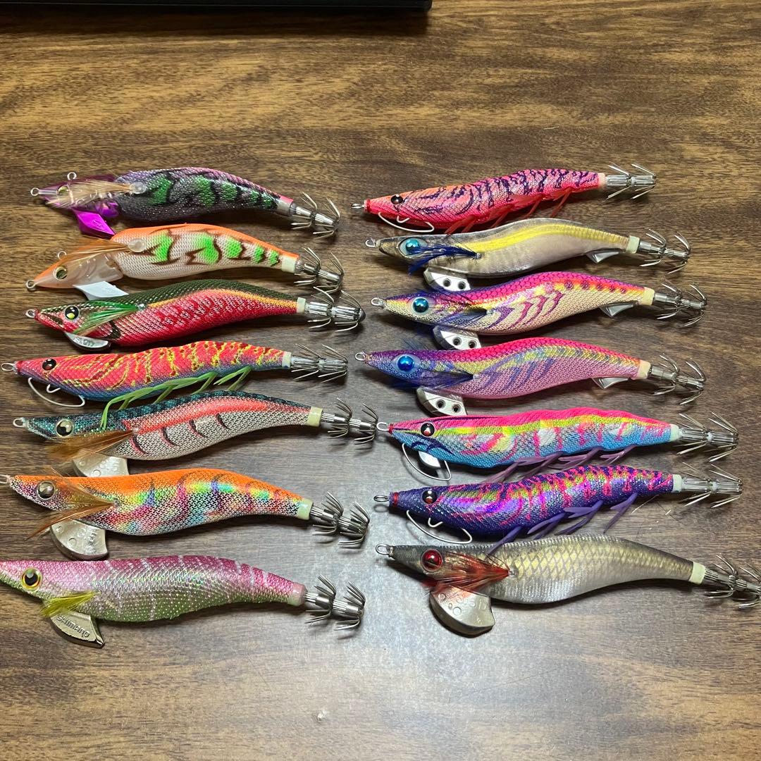 エギ3.5号14個セット　エギ王K LIVE エメラルダスアモラス　パタパタなど エギ3.5号14個セット エギ王K LIVE エメラルダスアモラス パタパタなど