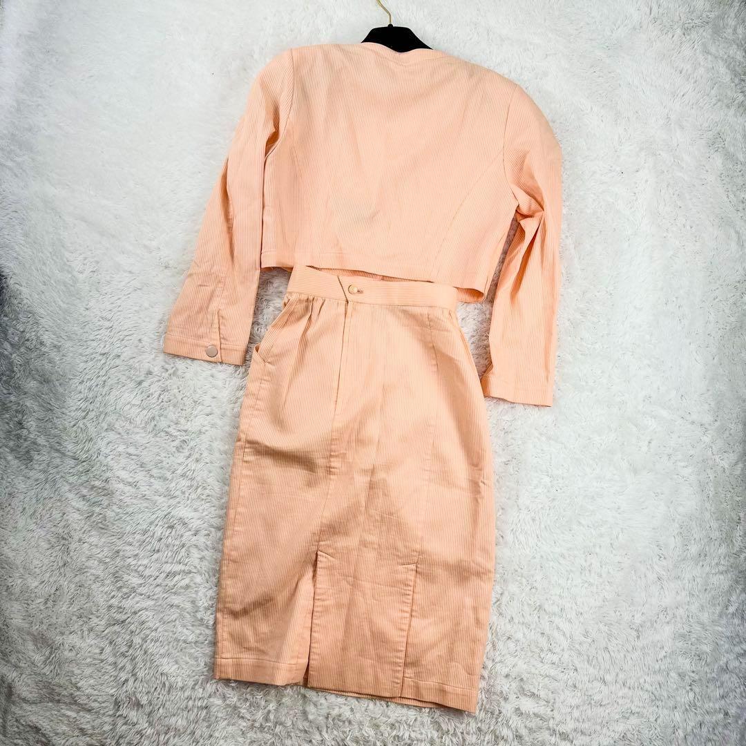 ティエリーミュグレー　セットアップ スカート　ジャケット　フォーマル　ピンク　M