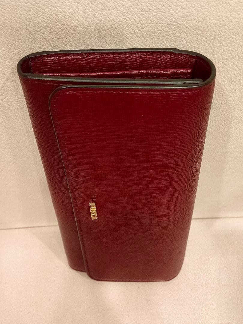 一度使用のみ極美品 FURLA 長財布 バビロン ワインレッド 箱付き