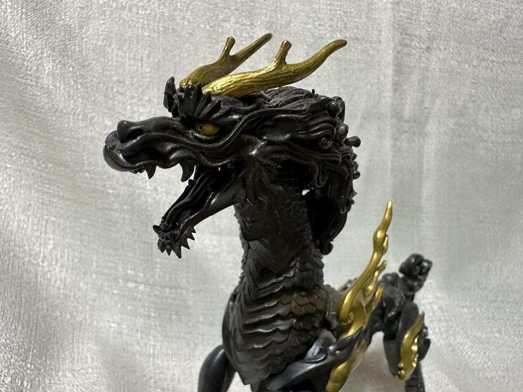 中古】タケヤ式自在置物 麒麟 鉄錆地調版 - メルカリ