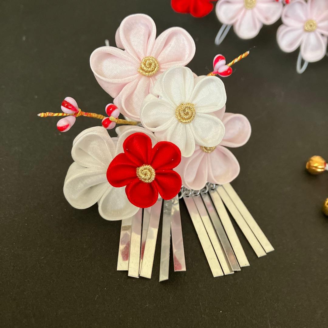 舞妓さんみたい！ 小梅 つまみかんざし 髪飾り つまみ細工 - メルカリ