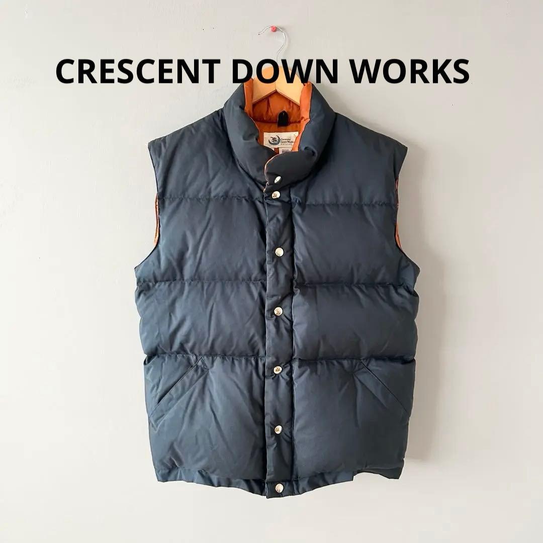 美品 USA製 クレセントダウンワークス ダウンベスト - メルカリ