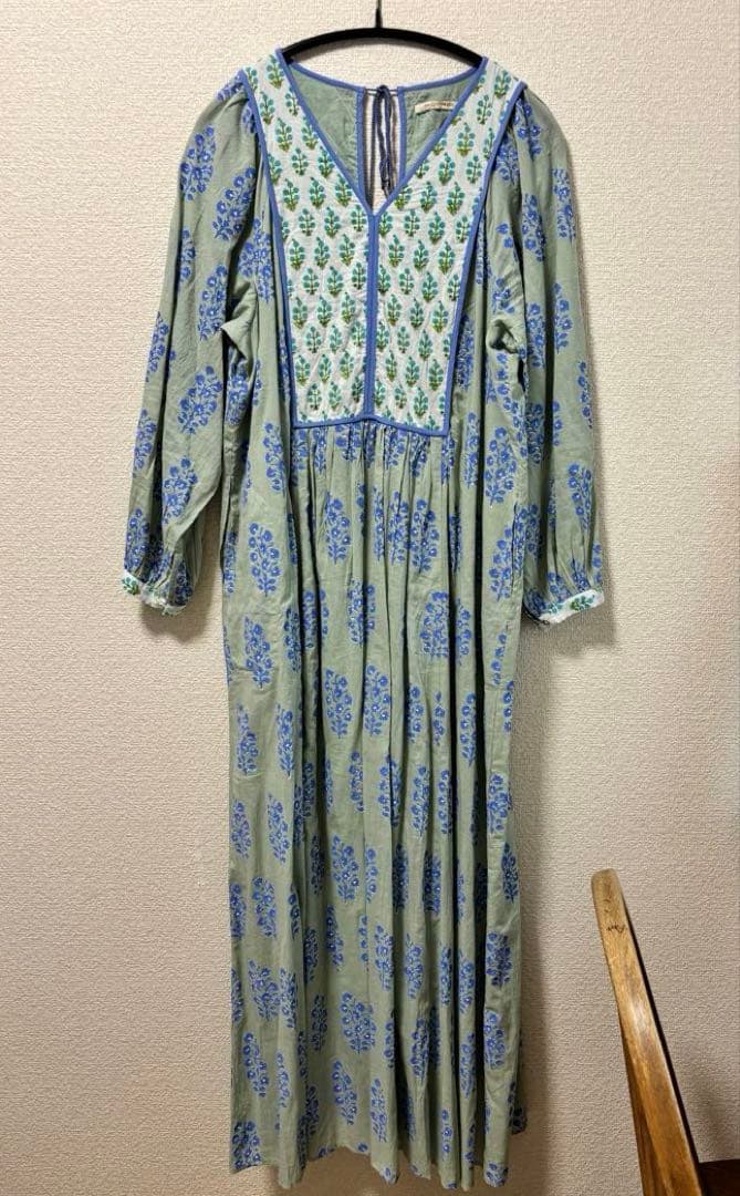 ne Quittezpasヌキテパ エスニックコンビワンピース NE QUITTEZ PAS!（ヌキテパ） 【30%OFF】ne Quittez pas コットン