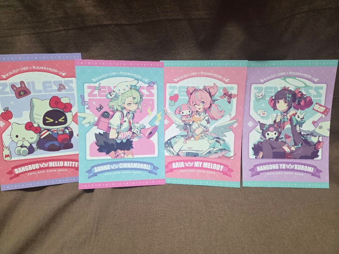 GIGO ゼンレスゾーンゼロ ゼンゼロ サンリオ タペストリー 全4種