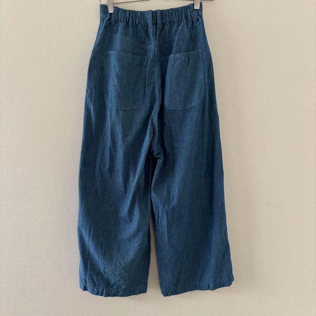 ニコアンド ツモリチサトコラボ 刺繍 デニムパンツ M - メルカリ