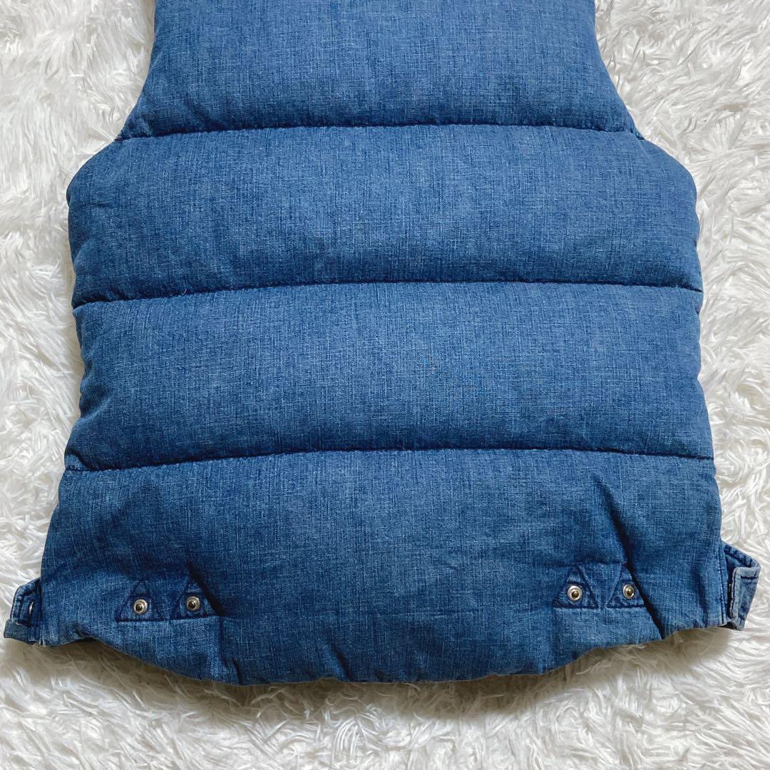 あんぼ 様専用⭐️レミレリーフ ダウンベスト インディゴ スタッズ