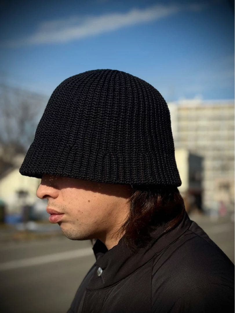 COOTIE クラッシャーハット KNIT CRUSHER HAT BLACK - メルカリ