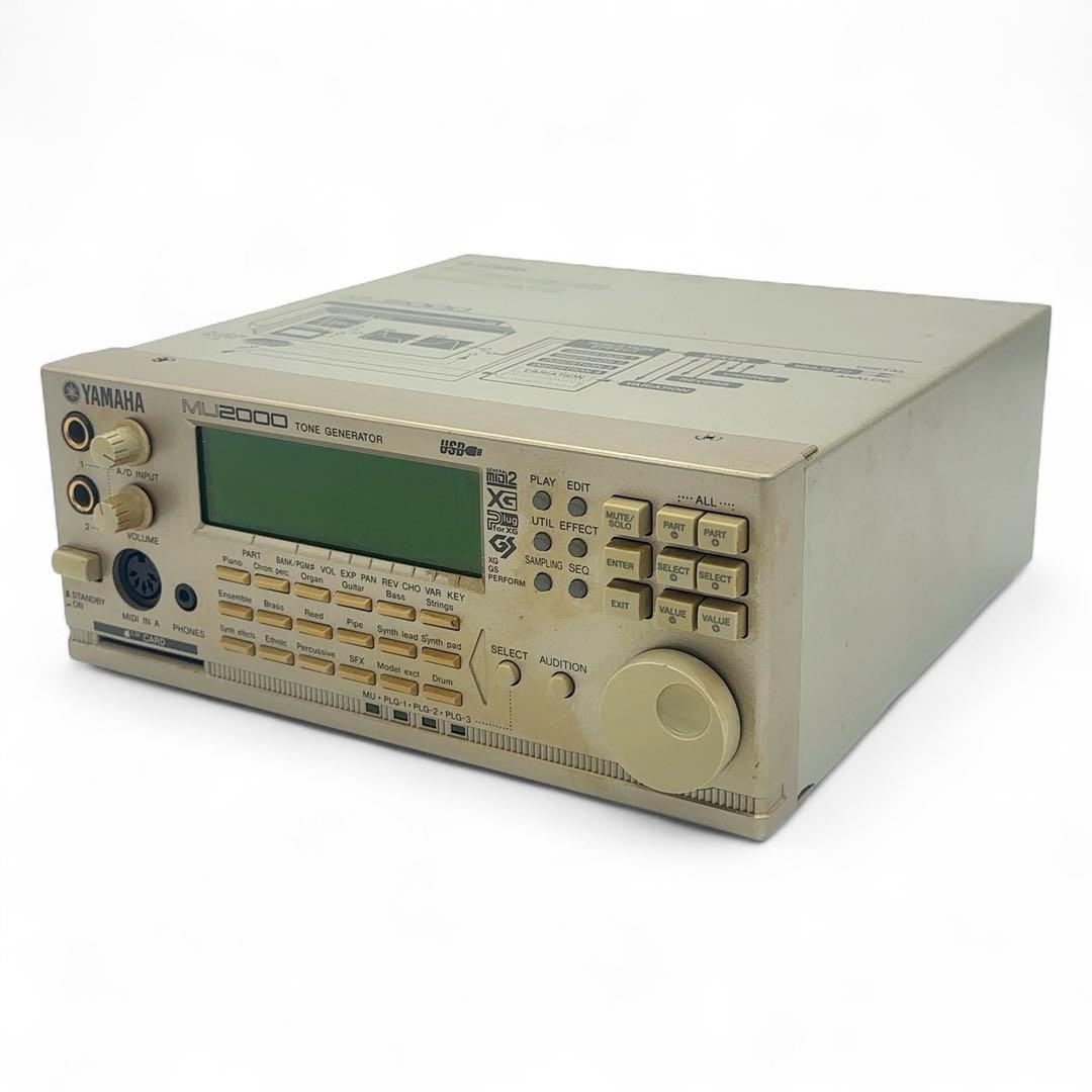 希少品】 YAMAHA ヤマハ MU2000 音源モジュール 取説付属 - メルカリ