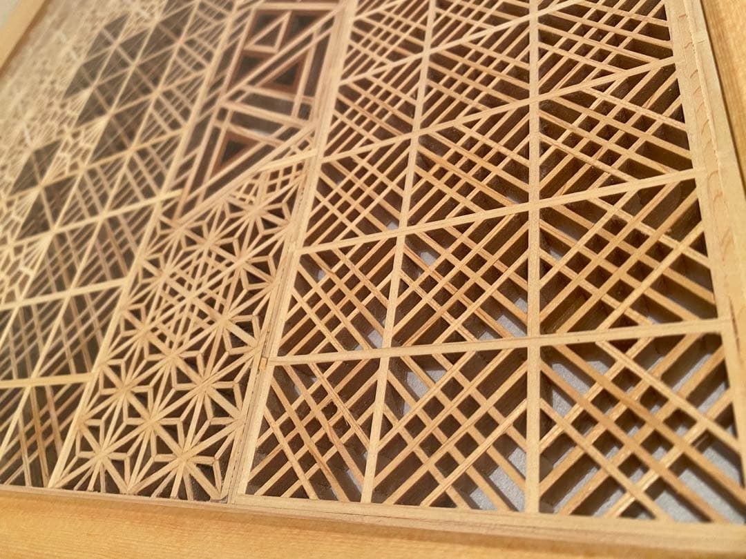 ①組子細工 テーブル 座卓 伝統工芸品 - メルカリ