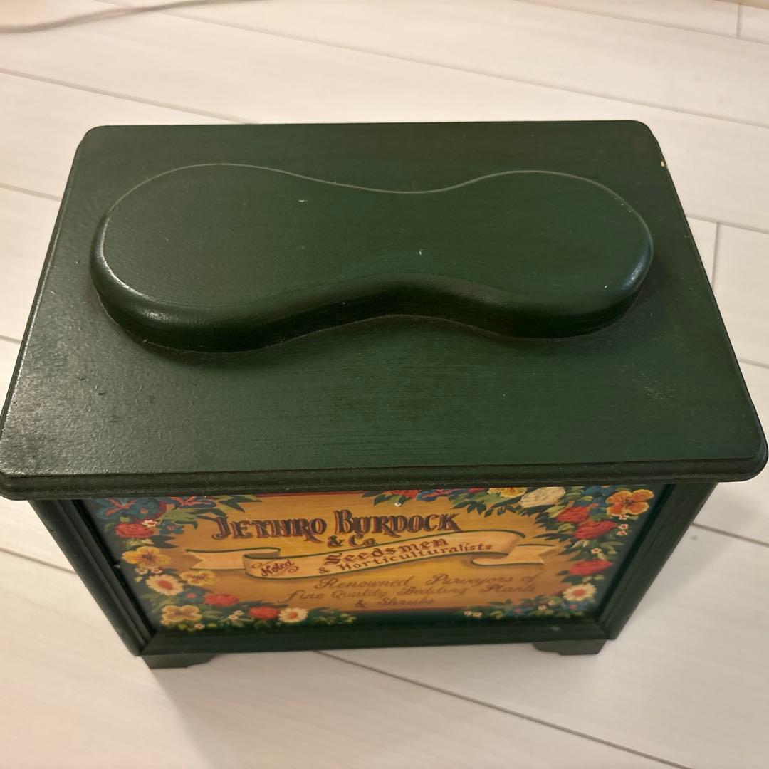 Jethro Burdock ヴィンテージボックス シューズケアボックス