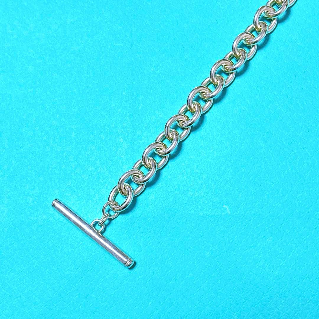 【美品】19.5cm ティファニー サークル トグル ブレスレット SV925