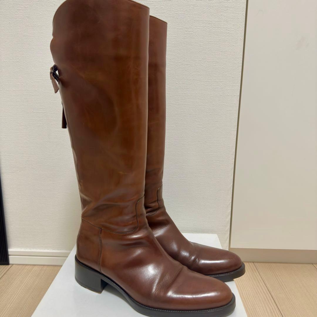 SARTORE サルトル ブラウン（茶色） 定番 ロングブーツ SARTORE（サルトル） ブーツ 「SARTORE/サルトル」ロングブーツ 本革