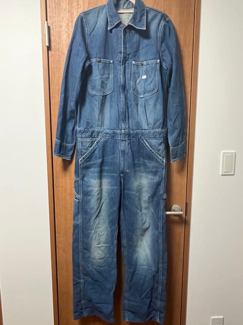 Lee デニム　オールインワン　つなぎ　LM4213 サイズS表記 LEE(リー) デニム オールインワン つなぎ ジーンズ LM4213 M インディゴ