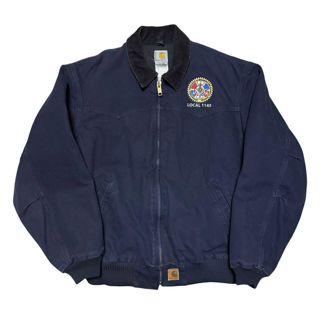 希少00's Carhartt サンタフェジャケット ミッドナイトネイビー 美品