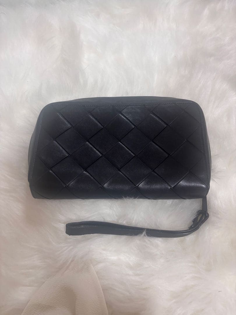 BOTTEGA 黒 長財布 ボッテガヴェネタ (ボッテガ・ヴェネタ) 長財布 財布 メンズ