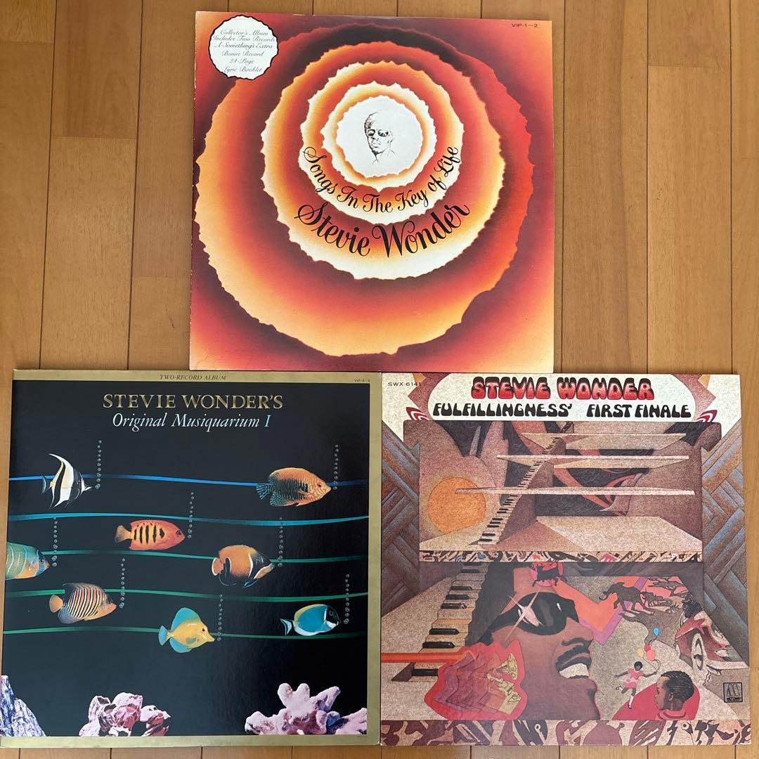 スティービー・ワンダー レコード　3枚セット Yahoo!オークション -「stevie wonder レコード」の落札相場・落札価格