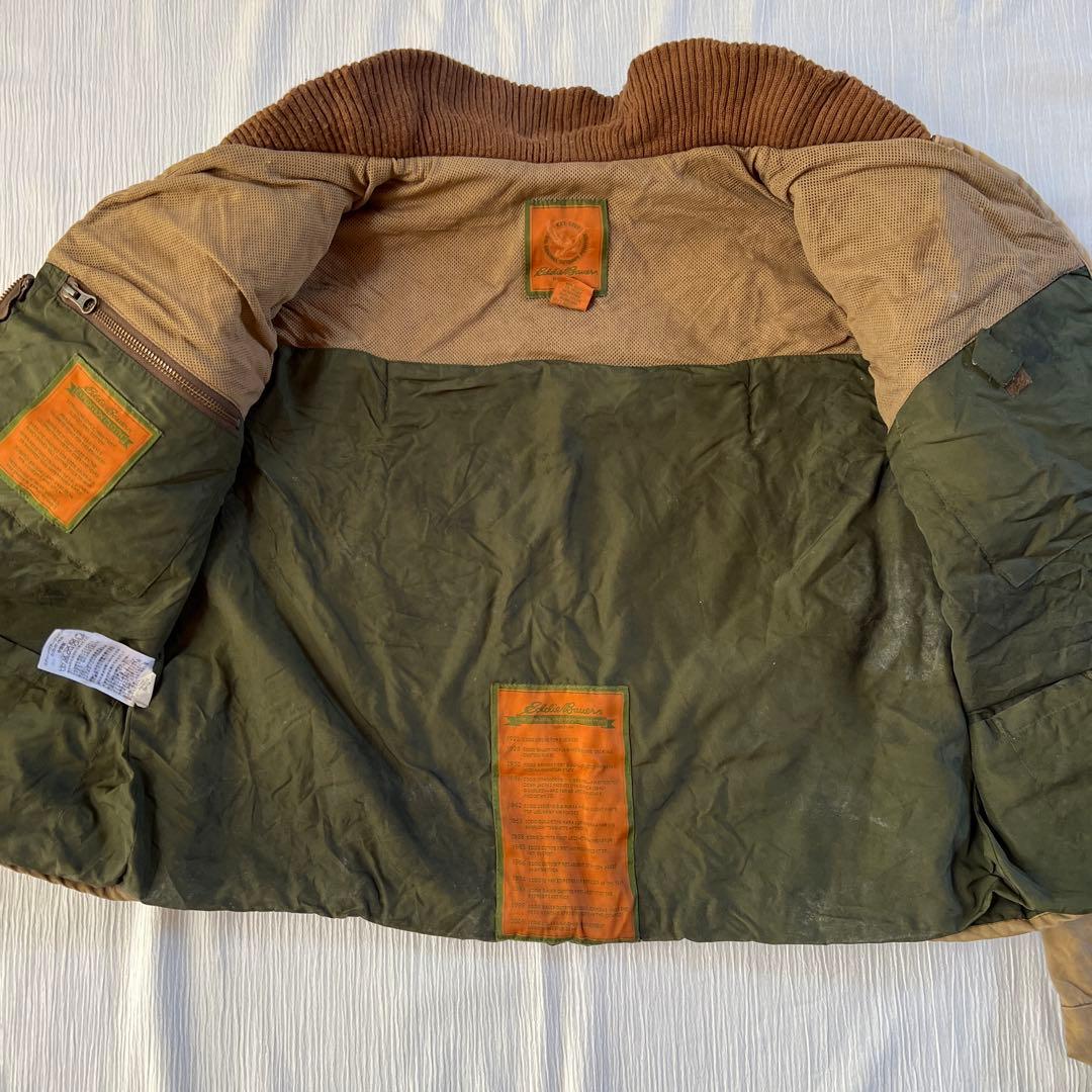Eddie Bauer マルチポケット オイルド フィッシング ジャケット - メルカリ