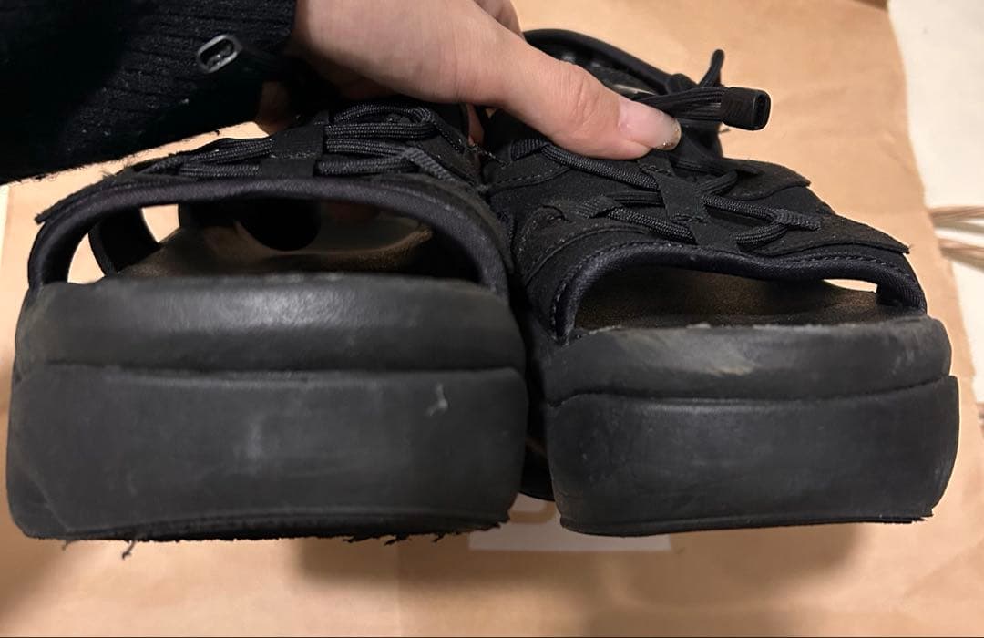 Nike ブラック スポーツサンダル エアマックスココ 24cm - メルカリ