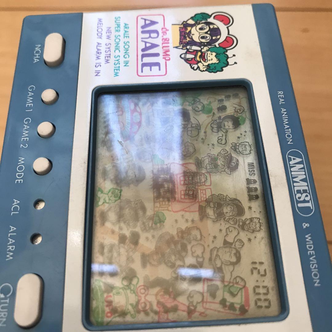 レトロ】【希少色】ゲームウォッチ アラレちゃん - メルカリ