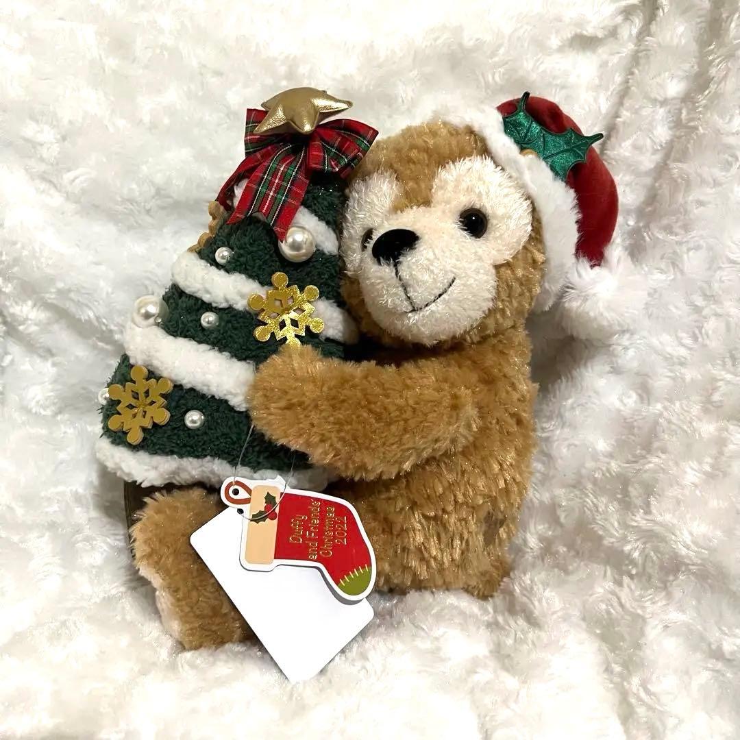 新品タグ付　ぬいぐるみ　クリスマスツリー　ダッフィー ダッフィー＆フレンズのクリスマス限定ぬいぐるみコス＆ツリー発売