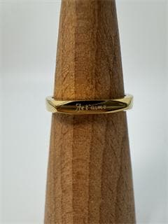 K18ゴールドリング Je t'aime 1.80g 11号