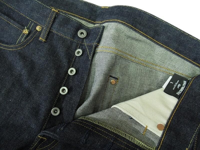 新品 未洗い品 ハウゼンブロス 隠しリベット セルビッチ リジット