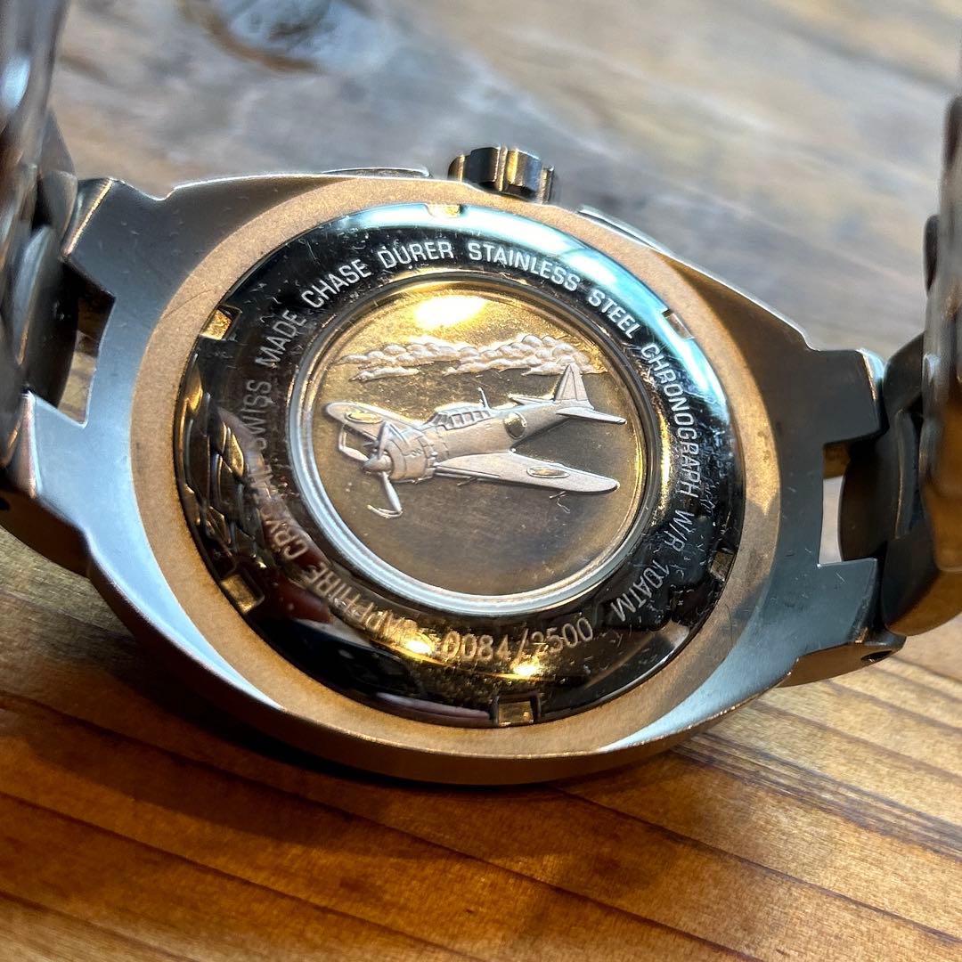 CHASE-DURER チェイスデューラー クロノグラフ 実物の零戦パーツ使用