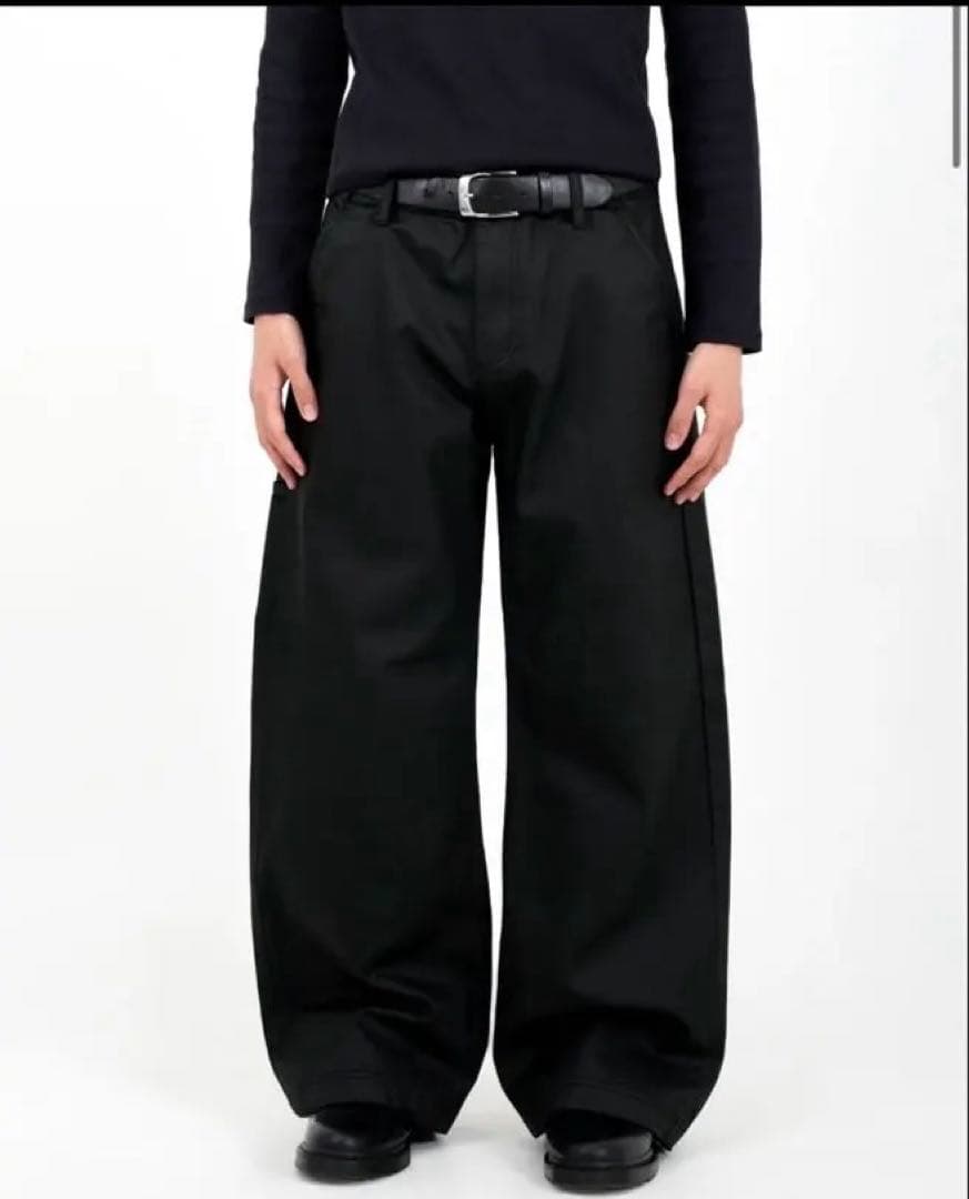 エイサップモード SizeL coating pants asapmode Oil Coating Wide-Leg