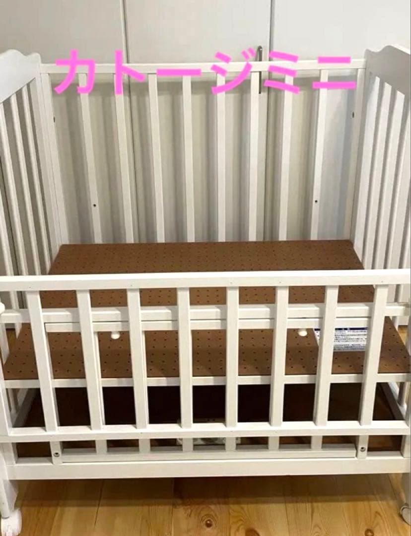 カトージ KATOJI ミニベビーベッド カトージ（KATOJI） ベビーベッド 日本製 折りたたみ ミニベッド ハイ