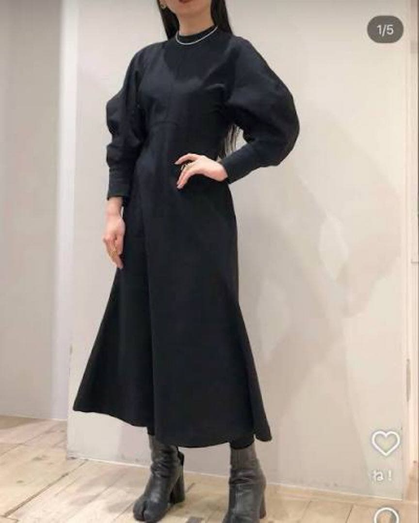 mame kurogouchi classic cotton dress マメ Mame Kurogouchi(マメ クロゴウチ)】 V-Neck Classic Cotton Dress