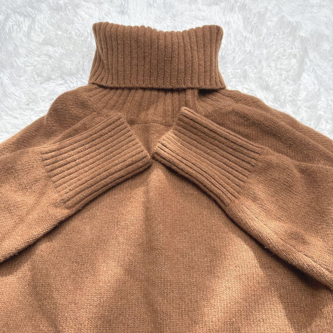 IENA イエナ AQUAハイネックワイドプルオーバー ウール カシミヤ