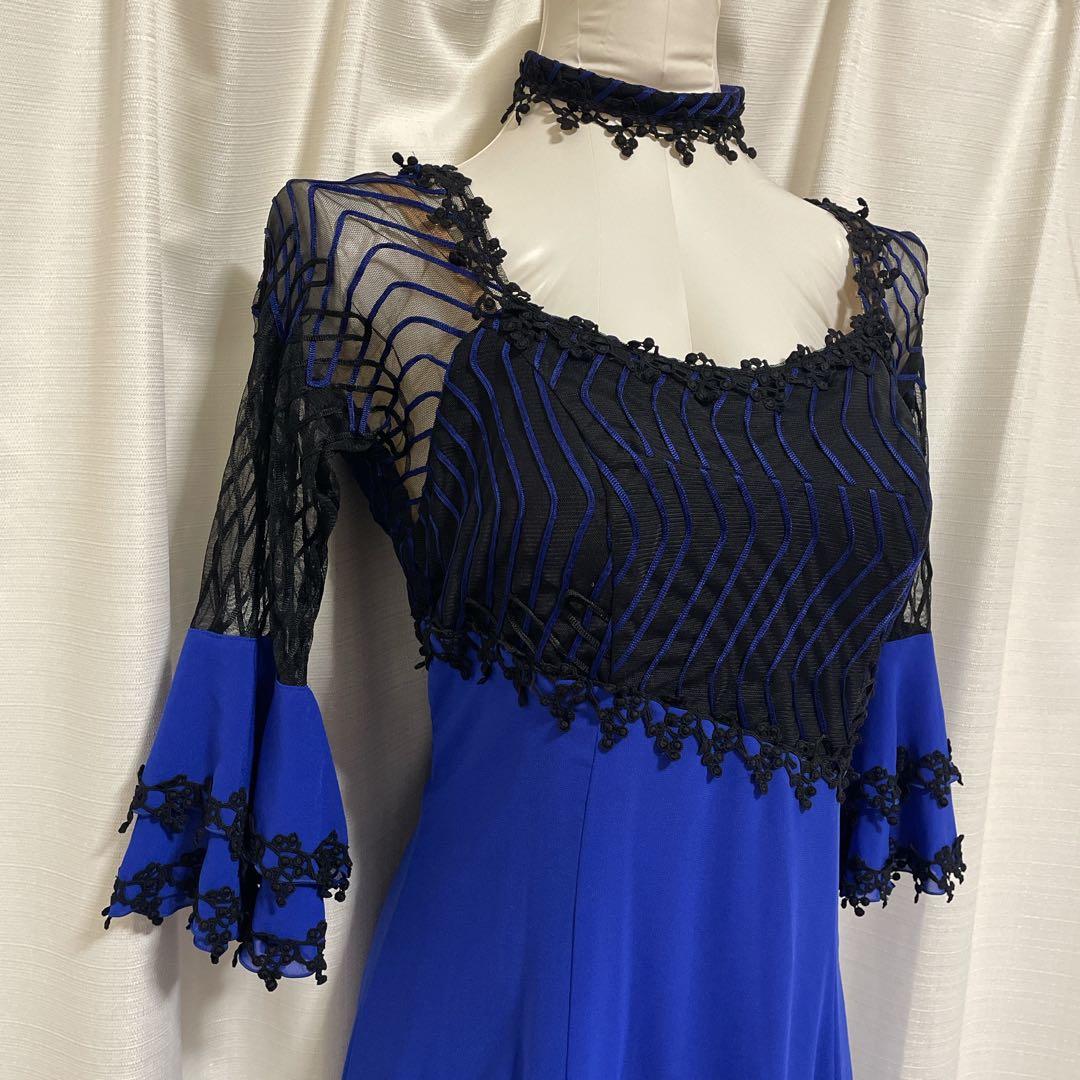 セキネ】社交ダンスドレス 11号 スタンダードドレス 胸パッド付 補正