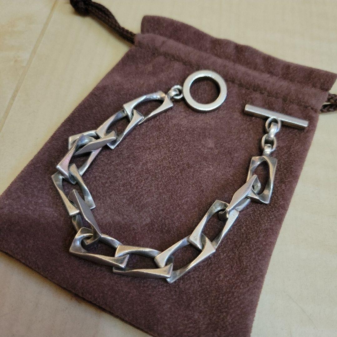 GUCCI☆フィガロスクエア チェーンブレスレット グッチ ヴィンテージ