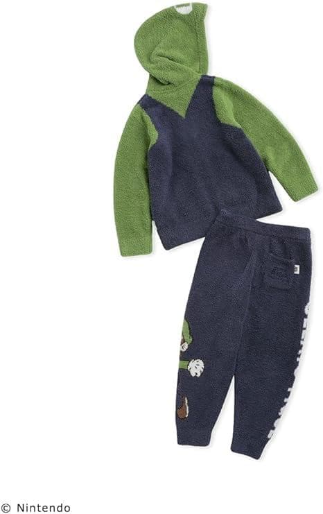 ジェラート ピケ スーパーマリオ ルイージパーカ&ロングパンツセット