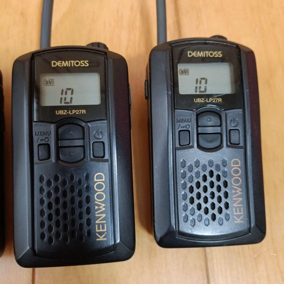 5台】KENWOOD トランシーバー 充電器セット インカム