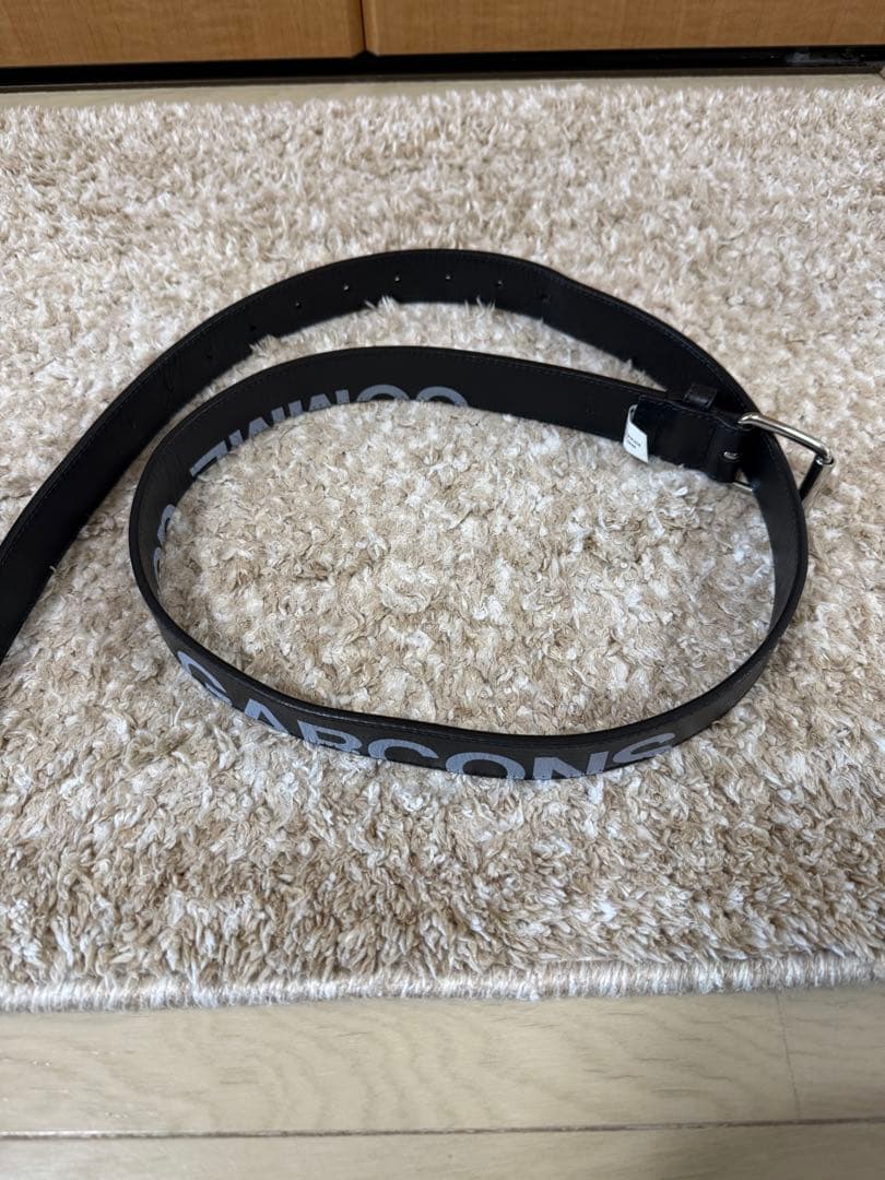 【中古】COMME des GARÇONS ロゴ ベルト ブラック COMME des GARCONS(コムデギャルソン) ベルトSA0912 SA0912 ブラック