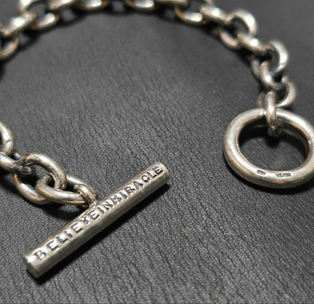 Believe in miracle ブレスレット 925 定価6万円 Believe in miracle ブレスレット 925 定価6万円 Believe in miracle