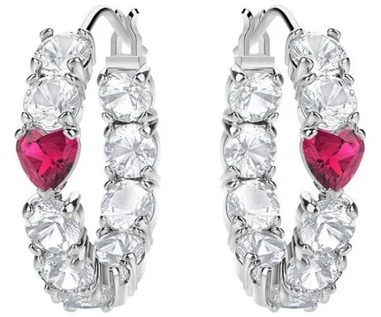 スワロフスキー LOVE ピアス スワロフスキー SWAROVSKI ピアス Matrix マトリックス フープピアス