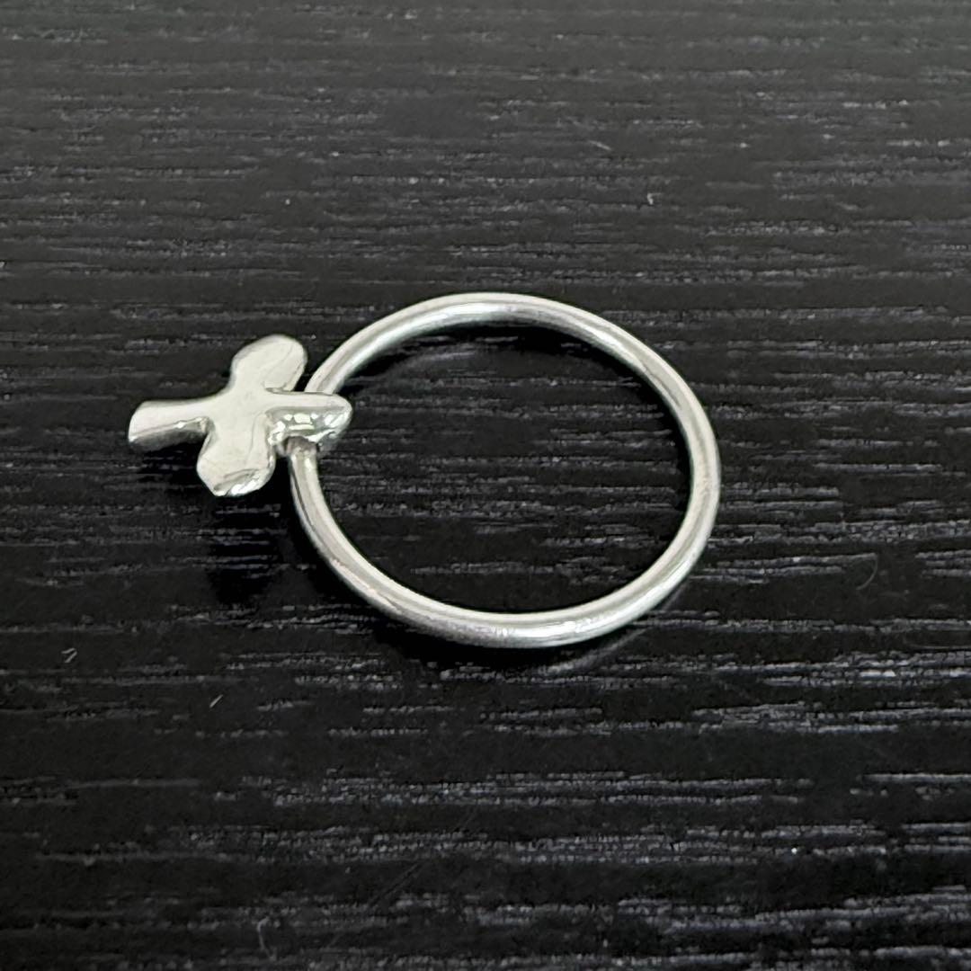 ティファニー 指輪 バード クロス シルバー925 サイズ6号 リング 保存