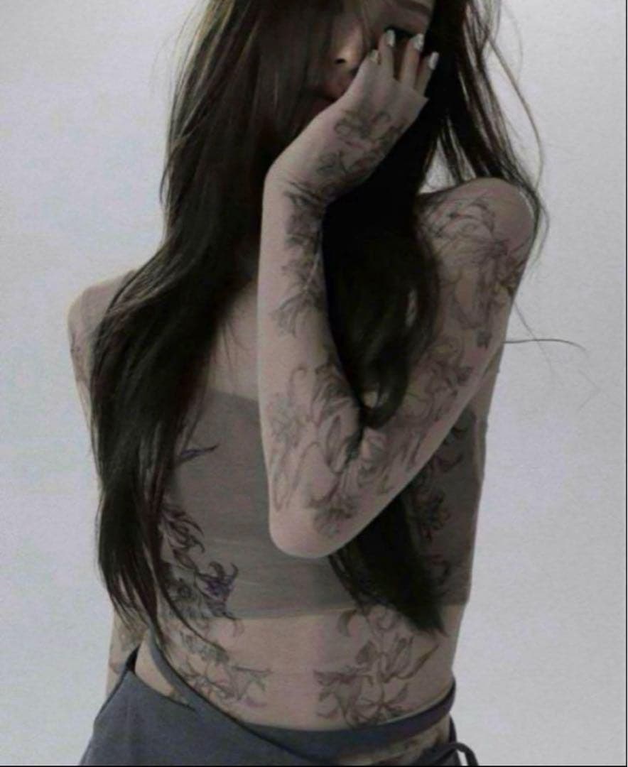 トップス melt the lady lily tattoo tops