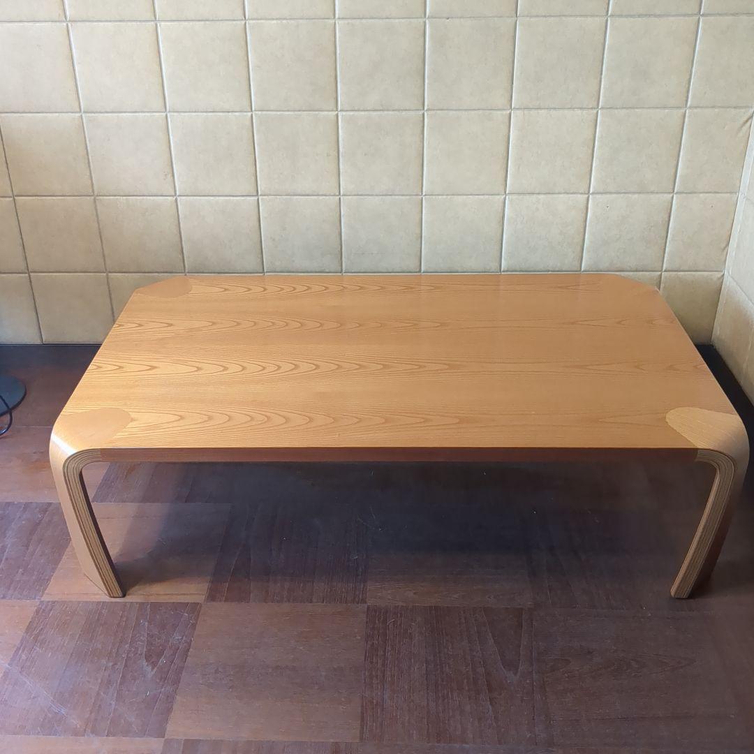 【値下げ】天童木工　座卓　テーブル　乾三郎　TENEO 天童木工 / Tendo 座卓 ケヤキ 乾三郎 和 ローテーブル リビング