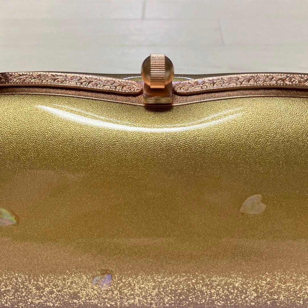 《未使用・箱付き》京都きもの友禅　夢想姿　草履バッグセット　金彩　螺鈿