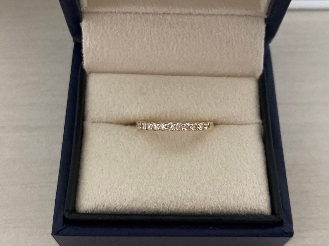 Vendome Aoyama ハーフエタニティ ピンキーリング 0.18ct