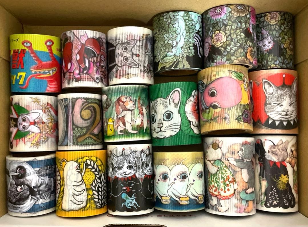 中古品 養生テープ 18本 ヒグチユウコ ボリス雑貨店 - メルカリ